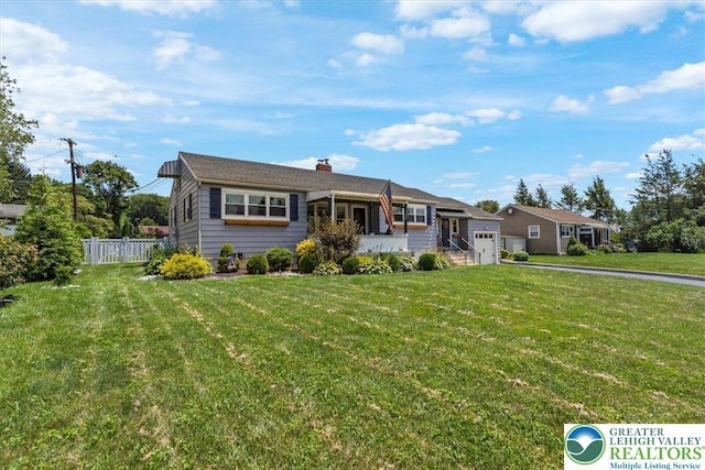 320 Nulton Ave, Palmer Twp, PA 18045 - view of front of house with a chimney and a garage