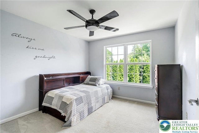 2535 Clark Pl, Forks Twp, PA 18040 - bedroom with carpet flooring and ceiling fan