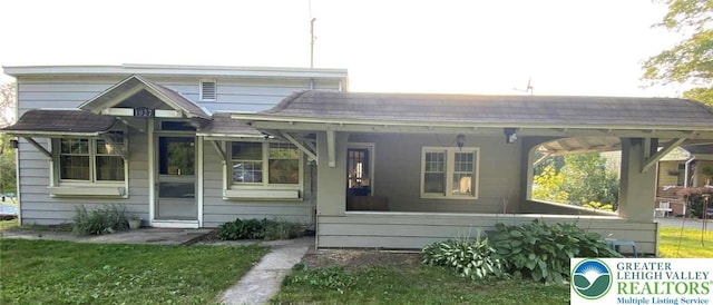 1027 Clamtown Rd, West Penn Twp, PA 18252 - view of front facade with covered porch