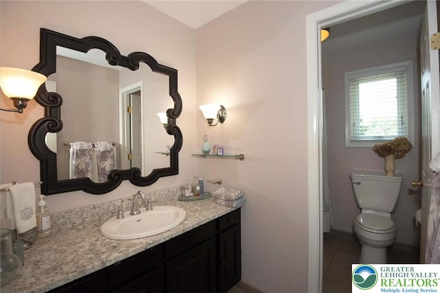 5801 Keith Ln, Upper Milford Twp, PA 18049 - bathroom with vanity and tile patterned floors