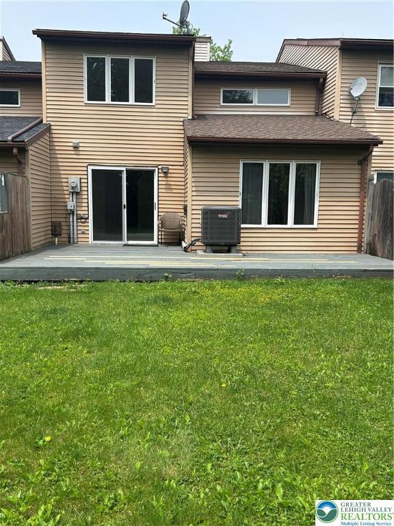 349 Tamarack Dr, South Whitehall Twp, PA 18104 - rear view of property with a patio area