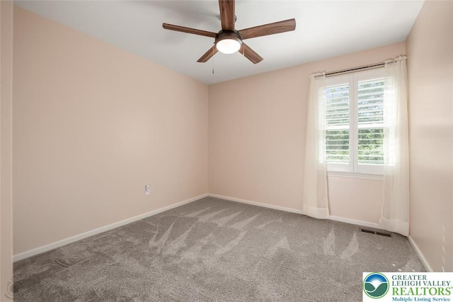 2186 Eagles Landing Dr, Upper Nazareth Twp, PA 18064 - empty room with carpet floors and a ceiling fan