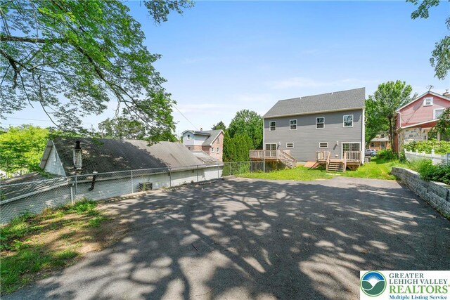 273 W Fairview St W, Bethlehem City, PA 18018 - back of house with a deck