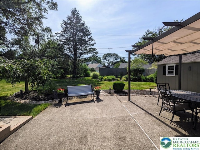 373 Barrett Rd, Emmaus Boro, PA 18049 - view of patio / terrace featuring outdoor dining area