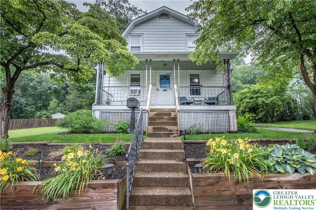 1008 7th, Perkasie Boro, PA 18944 - view of front of home featuring a porch and stairs