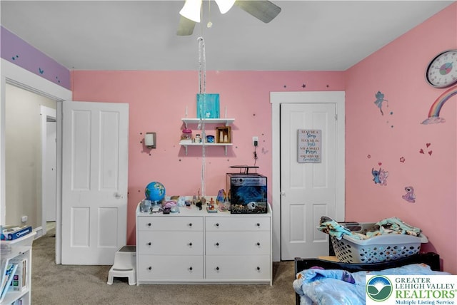 1008 7th, Perkasie Boro, PA 18944 - bedroom with carpet flooring and a ceiling fan