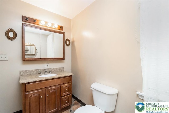 438 N 9th St, Allentown City, PA 18102 - bathroom featuring vanity and toilet