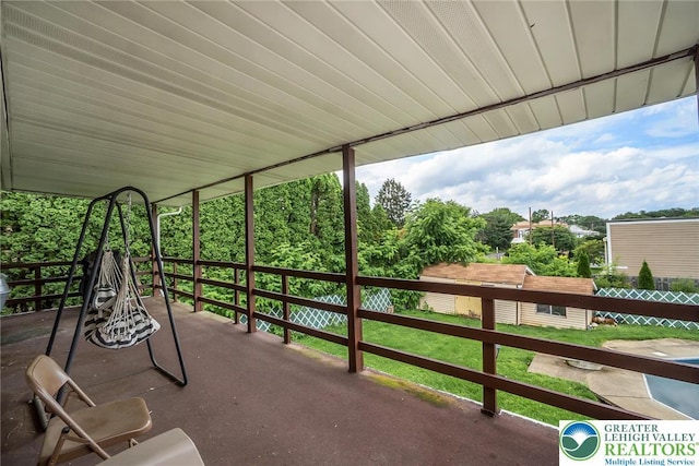 2057 Grove St, South Whitehall Twp, PA 18104 - view of patio / terrace with an outbuilding