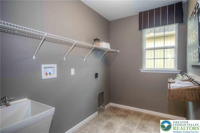 3420 Gentlewind Way Unit Ic 110, Emmaus Boro, PA 18049 - laundry area with washer hookup and electric dryer hookup