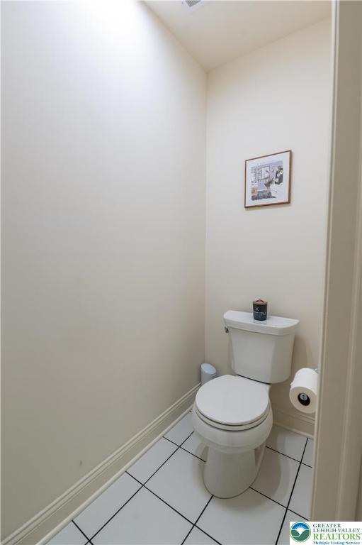 420 Rinaldi Ln, Forks Twp, PA 18040 - bathroom with toilet and tile patterned flooring