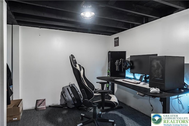 7056 Behler Rd, Lynn Twp, PA 18066 - office featuring carpet flooring