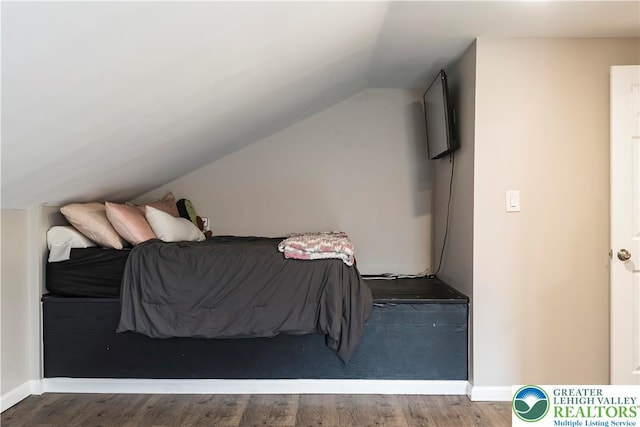 7056 Behler Rd, Lynn Twp, PA 18066 - bedroom featuring vaulted ceiling and wood finished floors