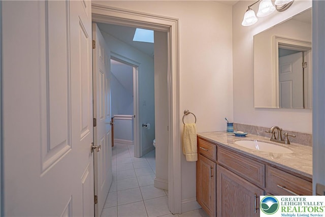 2650 Eagle Ln, Lower Saucon Twp, PA 18055 - bathroom with vanity and tile patterned flooring