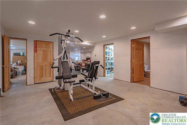 2650 Eagle Ln, Lower Saucon Twp, PA 18055 - exercise room with recessed lighting