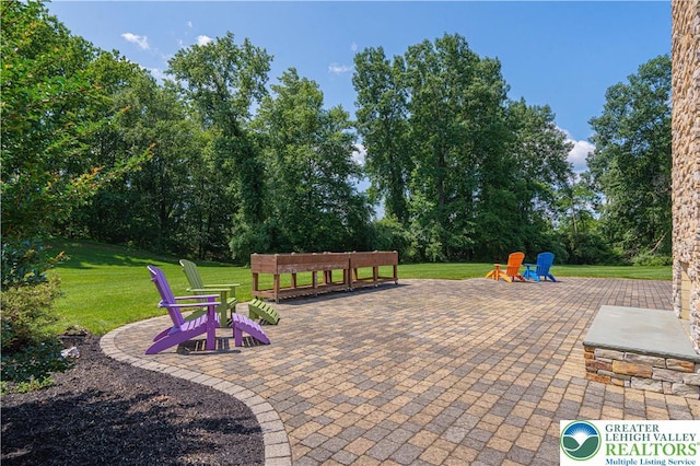 2650 Eagle Ln, Lower Saucon Twp, PA 18055 - view of patio / terrace featuring view of scattered trees