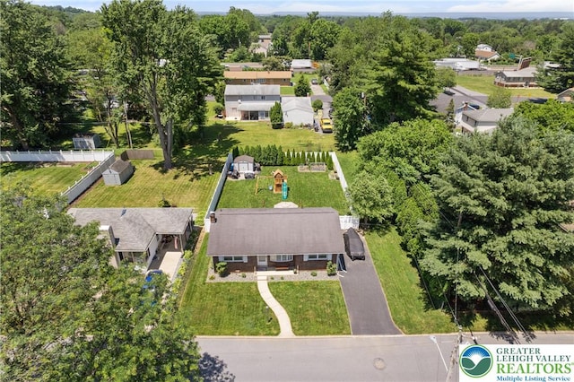 2213 W Woodlawn St, South Whitehall Twp, PA 18104 - drone / aerial view