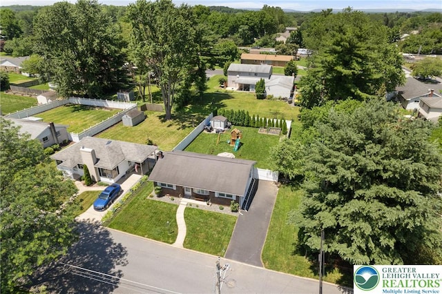 2213 W Woodlawn St, South Whitehall Twp, PA 18104 - aerial perspective of suburban area