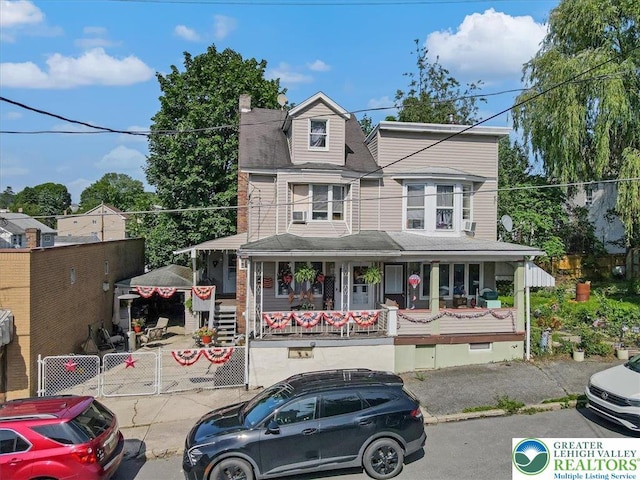 259 5th St, Coaldale Boro, PA 18218 - view of front of property featuring covered porch and roof with shingles