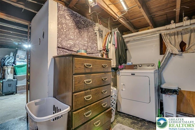 259 5th St, Coaldale Boro, PA 18218 - laundry area featuring washer / clothes dryer