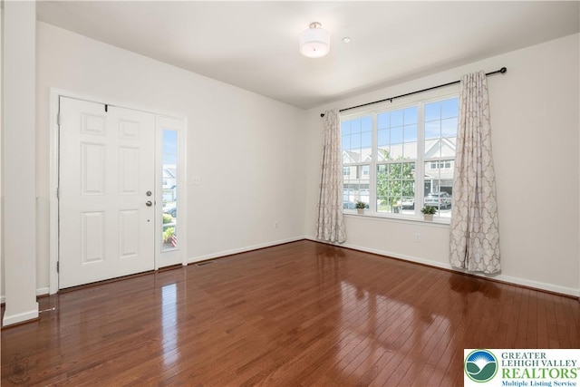 4618 Woodbrush Way, Upper Macungie Twp, PA 18104 - entrance foyer featuring wood-type flooring and baseboards