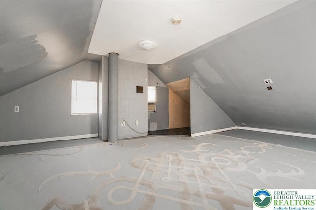 2103 N 1st Ave, Whitehall Twp, PA 18052 - additional living space with lofted ceiling and baseboards