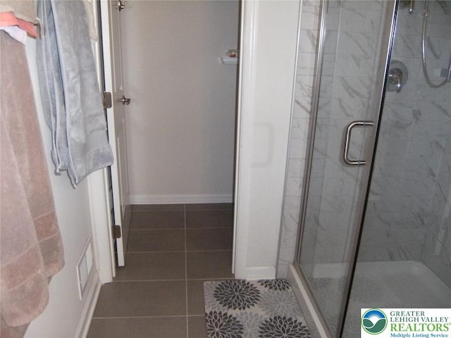 4088 Eveningstar Rd, Emmaus Boro, PA 18049 - full bath with tile patterned flooring and a stall shower