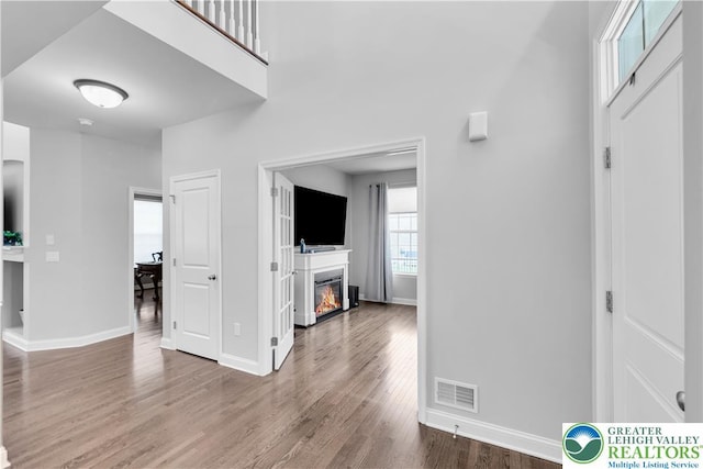 2835 Lenape, Forks Twp, PA 18040 - hallway featuring wood finished floors and baseboards