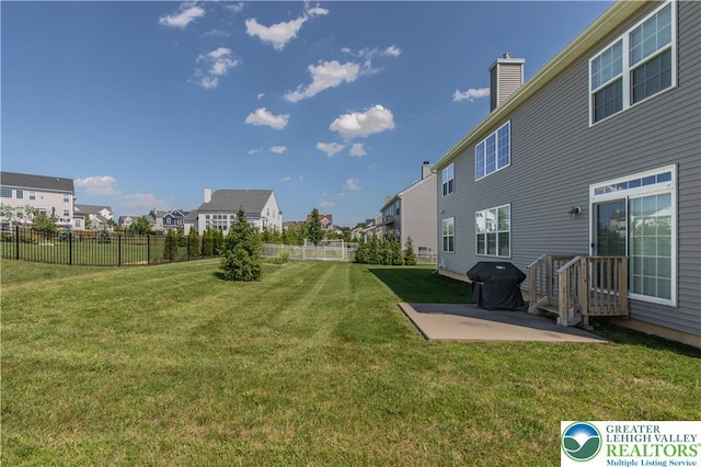 2835 Lenape, Forks Twp, PA 18040 - view of yard featuring a patio area and a residential view