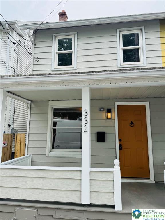 332 W Patterson St, Lansford Boro, PA 18232 - entrance to property featuring a porch