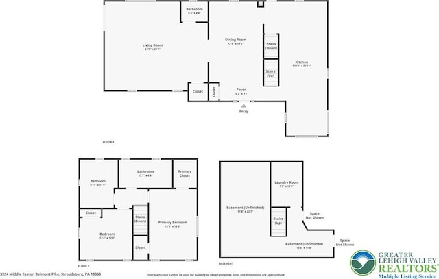 3224 Middle Easton Belmont Pike, Hamilton Twp, PA 18360 - view of home floor plan