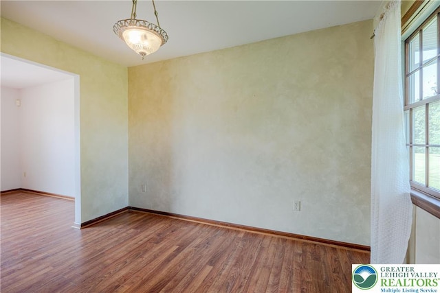 4834 Maple St, Lower Mt Bethel Twp, PA 18013 - unfurnished room featuring wood finished floors