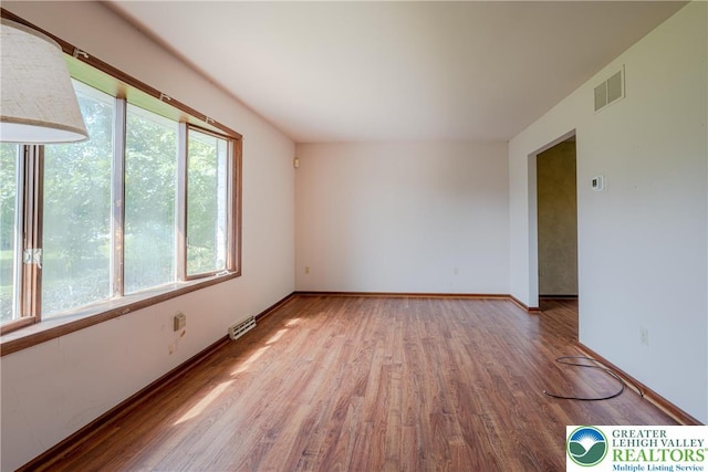 4834 Maple St, Lower Mt Bethel Twp, PA 18013 - empty room with wood finished floors and baseboards