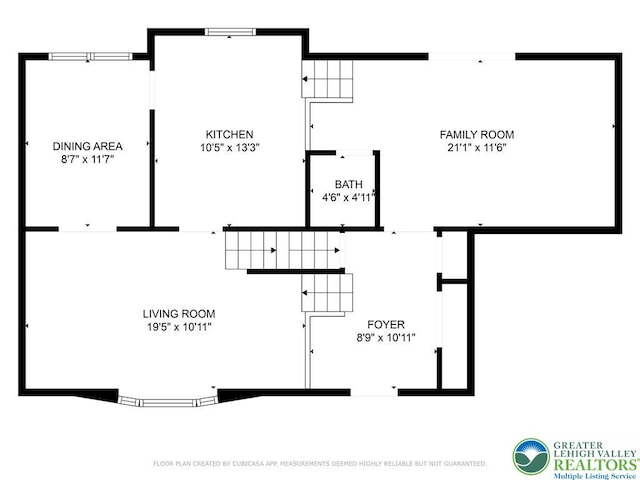 4834 Maple St, Lower Mt Bethel Twp, PA 18013 - view of property floor plan
