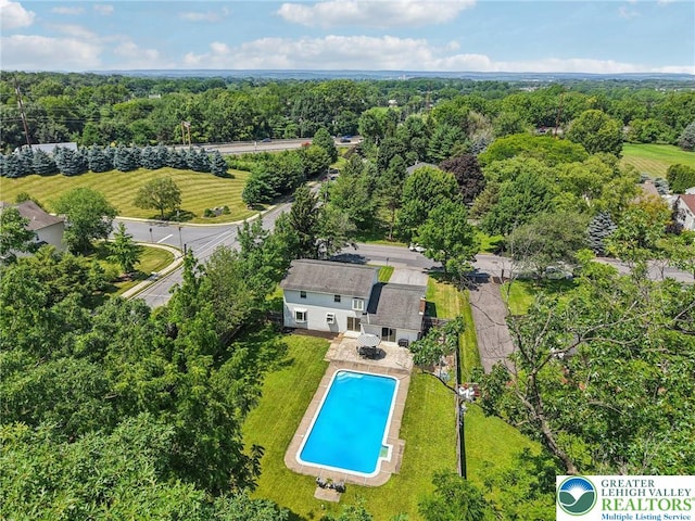 1029 Blair Rd, Hanover Twp, PA 18017 - drone / aerial view of a pool