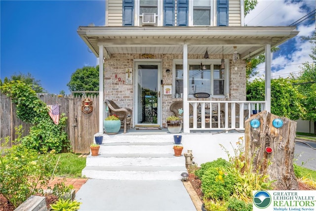 801 Karoly St, Freemansburg Boro, PA 18017 - entrance to property featuring covered porch