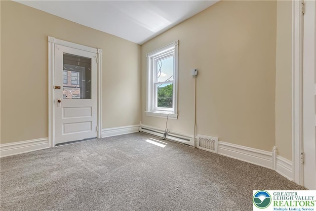 1744 W Chew St, Allentown City, PA 18104 - unfurnished room with carpet and a baseboard heating unit