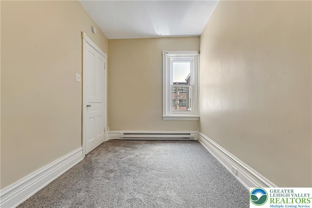 1744 W Chew St, Allentown City, PA 18104 - carpeted empty room featuring baseboard heating and baseboards