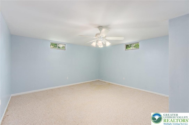 441 Sawgrass Dr, Upper Macungie Twp, PA 18104 - unfurnished room featuring a ceiling fan and carpet floors