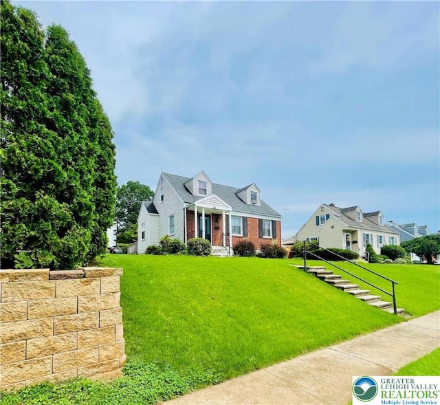 95 7th St, Whitehall Twp, PA 18052 - cape cod home featuring brick siding