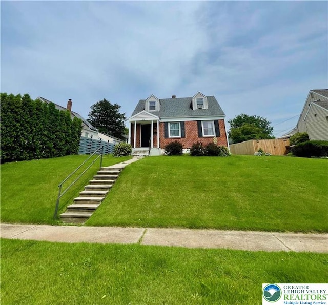 95 7th St, Whitehall Twp, PA 18052 - cape cod-style house featuring brick siding