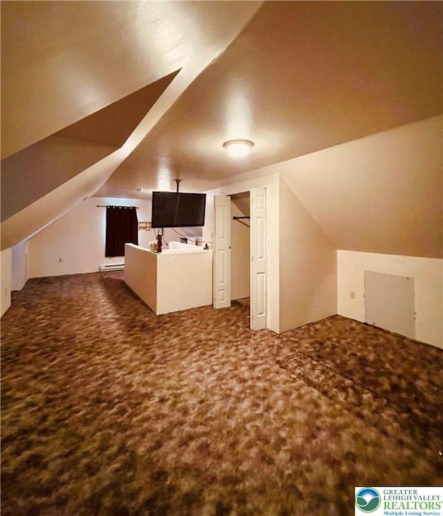 95 7th St, Whitehall Twp, PA 18052 - bonus room with carpet and vaulted ceiling
