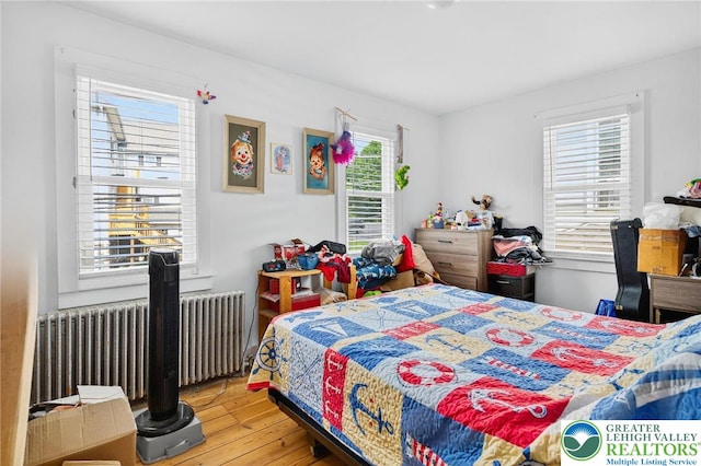 10 S Broad St, Bangor Boro, PA 18013 - bedroom with radiator and hardwood / wood-style floors