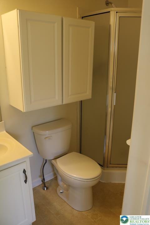 2509 Somerset Rd, Whitehall Twp, PA 18052 - bathroom with a stall shower and vanity
