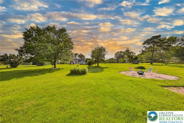 70 Faust N Rd, Pa, PA 19507 - view of home's community featuring an outdoor fire pit and a lawn