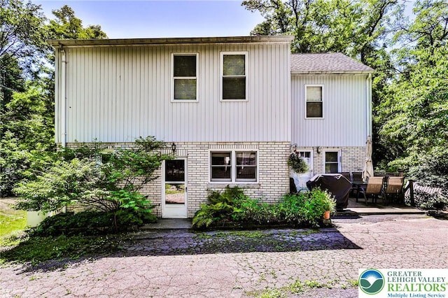 388 Kohls Rd, Allen Twp, PA 18067 - view of front of house featuring a patio area and brick siding