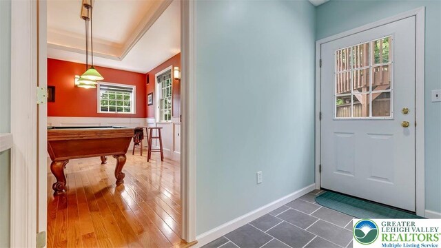 310 Spyglass Hill Rd, Bath Boro, PA 18014 - entryway with pool table