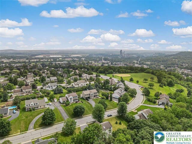 310 Spyglass Hill Rd, Bath Boro, PA 18014 - aerial perspective of suburban area