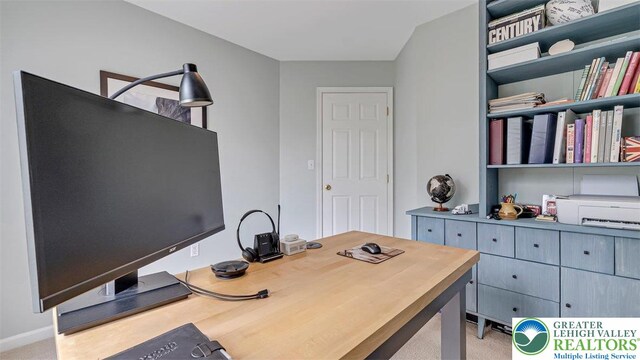 310 Spyglass Hill Rd, Bath Boro, PA 18014 - office area with light carpet