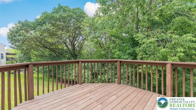 310 Spyglass Hill Rd, Bath Boro, PA 18014 - wooden deck with a lawn