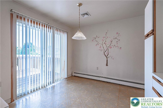 3442 Hickory Cir S, Whitehall Twp, PA 18103 - spare room with baseboard heating